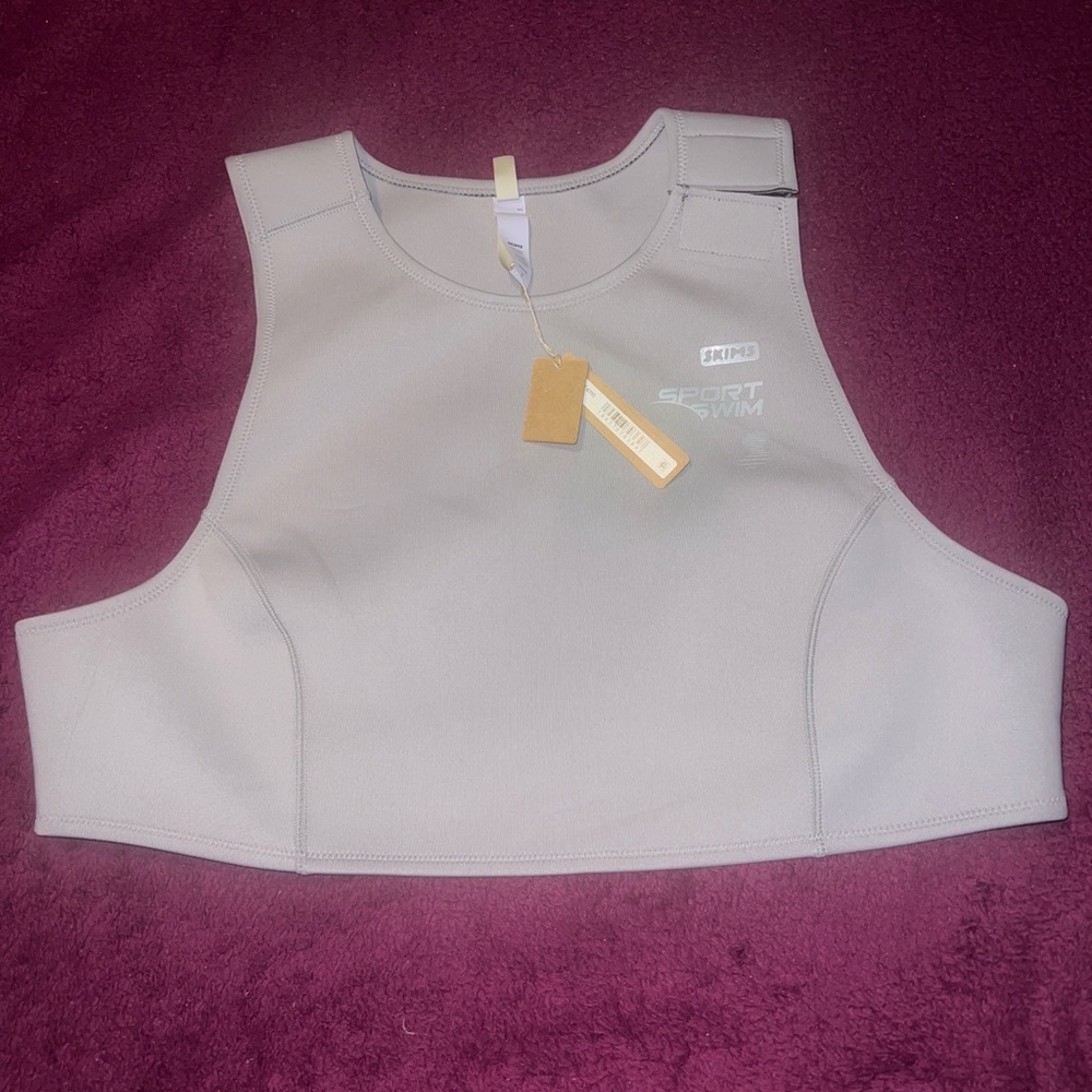 SKIMS Sport Swim High Neck Top